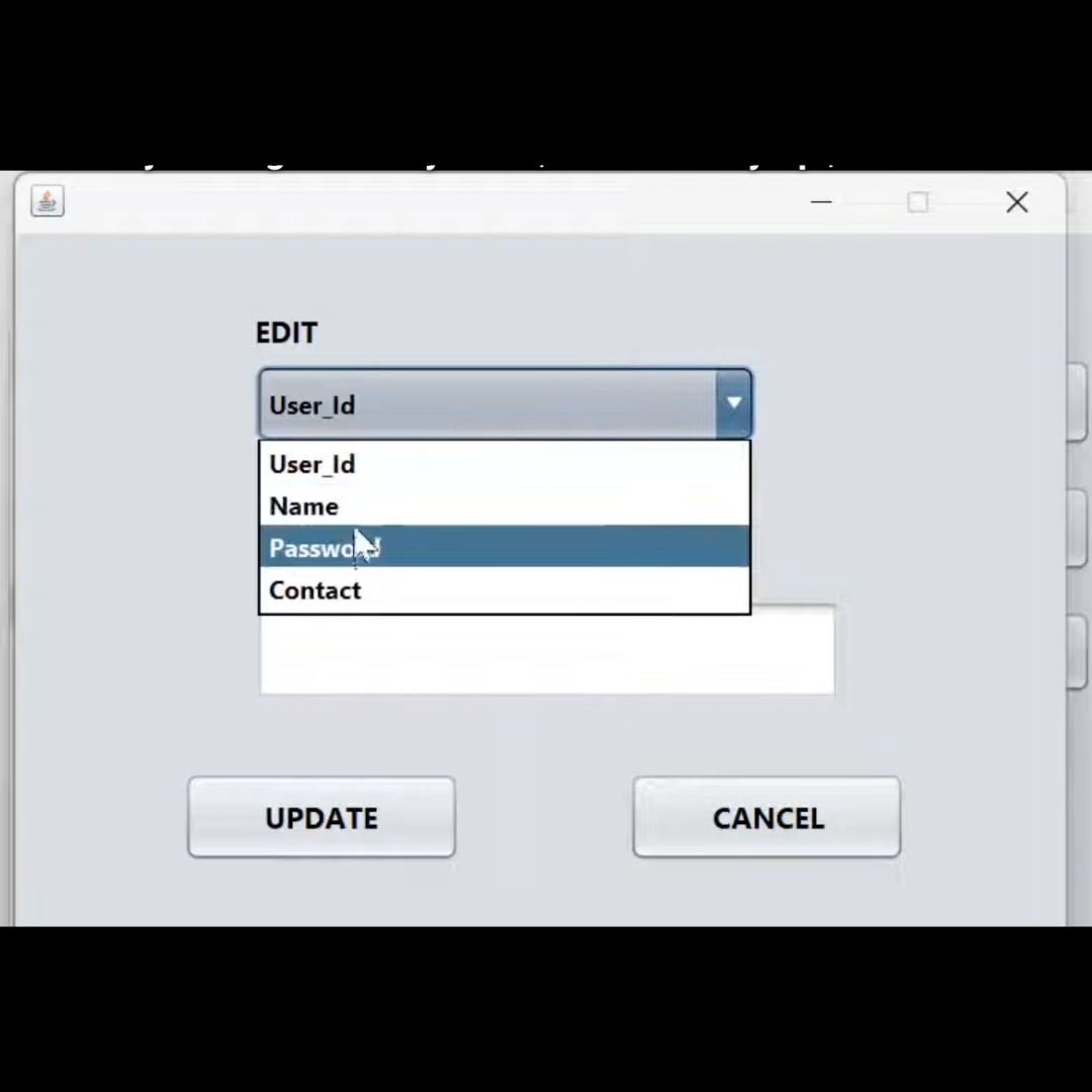 Library Management System Admin Login Screen
